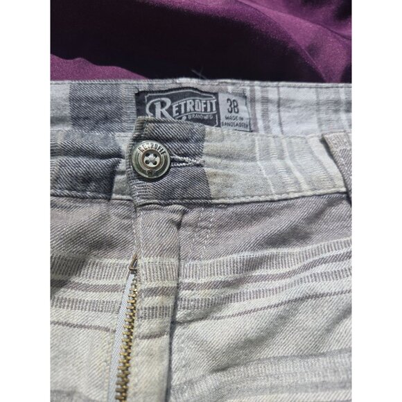 Mens Shorts Bundle 3 Pairs*40 Flag & Anthem Blue Plaid, 40 Rust Izod,38 Retrofit - Picture 9 of 13